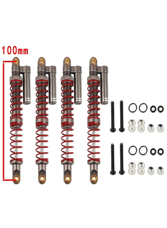 Pothyes 100mm Shock Absorber Oil Adjustable RC Damper with Washer for 1/10 RC Truck Crawler Axial SCX10 90046 AXI231017 TRX-4 D90 Upgrade Part (100mm) - Image 2